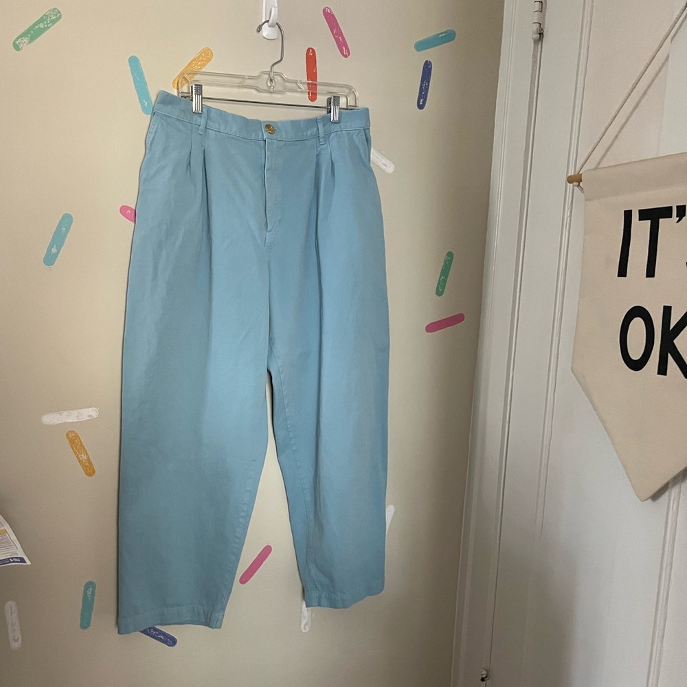 BIG BUD PRESS | trousers pants light blue periwinkle